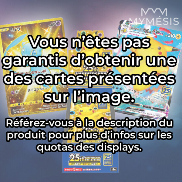 Display Pokémon 25 ans