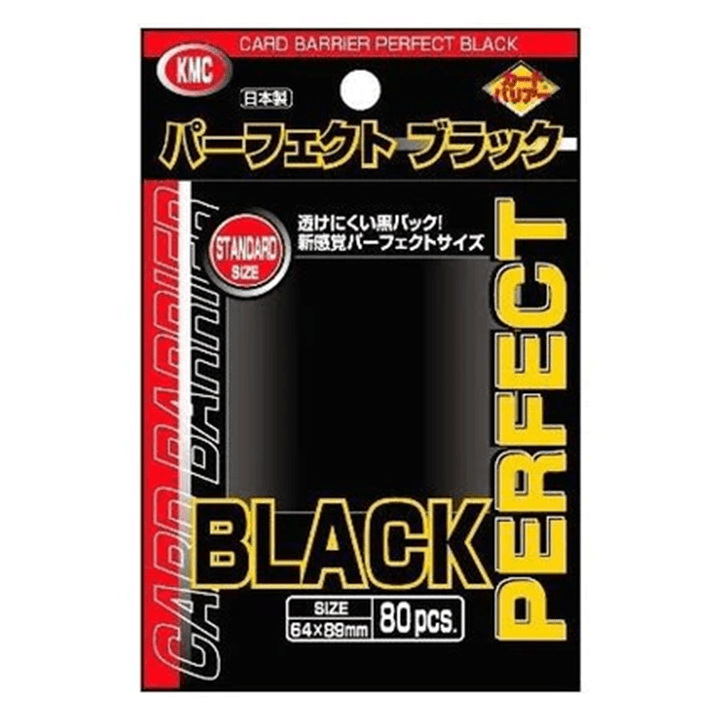 Sleeves japonaises KMC Perfect Black